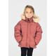 Steppjacke ZIGZAG "Alya", Kinder, Gr. 116, rosa, 100% Polyester, bedruckt, sportlich, normal, hoch geschlossener Ausschnitt, Langarm, Jacken, mit abnehmbarer Kapuze