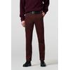 Chinos MEYER "New York", Herren, Gr. 32, Länge 32, rot (bordeaux), 97% Baumwolle;3% Elasthan, unifarben, regular fit lang, Hosen, aus reiner Bio-Baumwolle