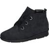 Schnürboots WALDLÄUFER "K-INGA", Damen, Gr. 5 (38), blau (nachtblau), Nubukleder, unifarben, klassisch, Schuhe, Stiefelette, Bequemschuh in Komfortweite K = extraweit