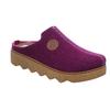 Pantoffel ROHDE "FOGGIA", Damen, Gr. 40, lila (brombeere, meliert), Filz, klassisch, Schuhe, Hausschuh, Schlappen, Clog, Homeslipper mit Profilsohle