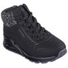Sneaker SKECHERS "Uno Gen1 - Darling Daze", Kinder, Gr. 37, schwarz, Lederimitat, Textil, sportlich, Schuhe, Schnürboots, Winterstiefel, High Top Sneaker mit Warmfutter