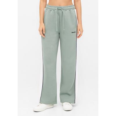 Sweathose BENCH. "ELLINE", Damen, Gr. 38, N-Gr, grün (sage), Sweatware, Obermaterial: 60% Baumwolle, 40% Polyester, unifarben, kontrastfarbene Details, casual, Hosen Image