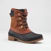 Snowboots KAMIK "SIENNAMIDS", Gr. 41, braun (cognac), Leder, sportlich, Schuhe, wasserdicht, wärmend, Winterstiefel