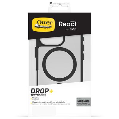 OTTERBOX Handyhülle "React für Apple iPhone 16 Pro" Hüllen Backcover, Schutzhülle, Handyschutzhülle, Case, Schutzcase, stoßfest Gr. iPhone 16, schwarz