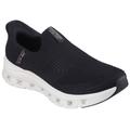 Slip-On Sneaker SKECHERS "GLIDE-STEP PRO-EVERYDAY CITIZEN", Damen, Gr. 37, schwarz, Textil, sportlich, Schuhe, Slipper, Freizeitschuh, Halbschuh in veganer Verarbeitung