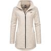 Strickjacke RAGWEAR "Miram Melange", Damen, Gr. M (38), grau (taupe), Grobstrick, Obermaterial: 56% Baumwolle, 44% Polyester, Innenfutter: 100% Polyester, sportlich, figurumspielend Po-bedeckend, hoch geschlossener Ausschnitt, Langarm Ärmel ohne...