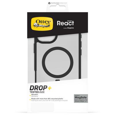 OTTERBOX Handyhülle "React für Apple iPhone 16 Plus", schwarz, iPhone 16, Hüllen, Backcover, Schutzhülle, Handyschutzhülle, Case, Schutzcase, stoßfest