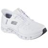 Slip-On Sneaker SKECHERS "GLIDE-STEP PRO", Damen, Gr. 37, weiß, Textil, sportlich, Schuhe Sneaker, Slipper, Freizeitschuh mit komfortabler Heel Pillow Funktion