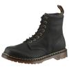 Schnürstiefelette DR. MARTENS "1460 schmale Form", Herren, Gr. 37, schwarz grizzly, Leder, unifarben, klassisch, Schuhe, Plateaustiefel, Winterstiefel mit modischem Blockabsatz