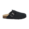 Hausschuh CMP "NAVARRO WMN SLIPPERS", Damen, Gr. 37, schwarz (nero), Leder, sportlich, Schuhe