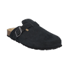 Hausschuh CMP "NAVARRO WMN SLIPPERS", Damen, Gr. 42, schwarz (nero), Leder, sportlich, Schuhe