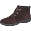 Winterboots WALDLÄUFER "HESNA", Damen, Gr. 7 (40,5), braun (dunkelbraun), Veloursleder, unifarben, sportlich, Schuhe, Stiefelette, Schnürboots in Komfortweite H = sehr weit