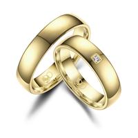 Trauring MARRYA Titan Ringe Trauringe Eheringe Partnerringe Gr. 52, gold (herren ring, gold), Fingerringe, Damen, 52, Titan