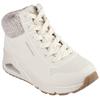 Sneaker SKECHERS "Uno Gen1 - Darling Daze", Kinder, Gr. 37, beige (natur), Lederimitat, Textil, sportlich, Schuhe, Schnürboots, Winterstiefel, High Top Sneaker mit Warmfutter