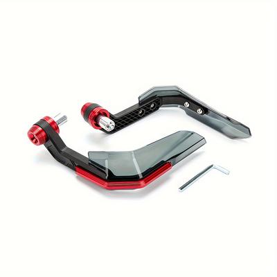 TEMU Street-touring Motorcycles Handlebar Wind Guards - Aluminum Alloy Protective Hand For Enhanced Riding Comfort And Protection