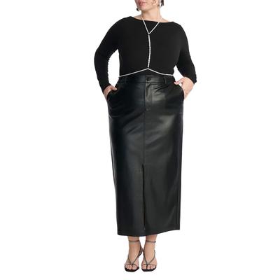 Plus Size Women's Body Chain by ELOQUII in Pearl (Size 14/22)