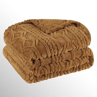 Arctic Boho Blanket, King, Camel