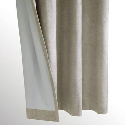 Gustin Grommet Curtain Panel Taupe, 52 x 84, Taupe