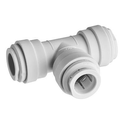 John Guest® PP0216W 1/2" White Polypropylene Push-To-Connect Tee