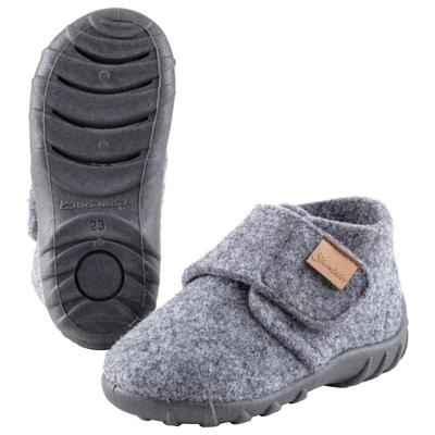 Sterntaler - Kid's Hausschuh Uni - Hüttenschuhe 22 | EU 22 grau Image