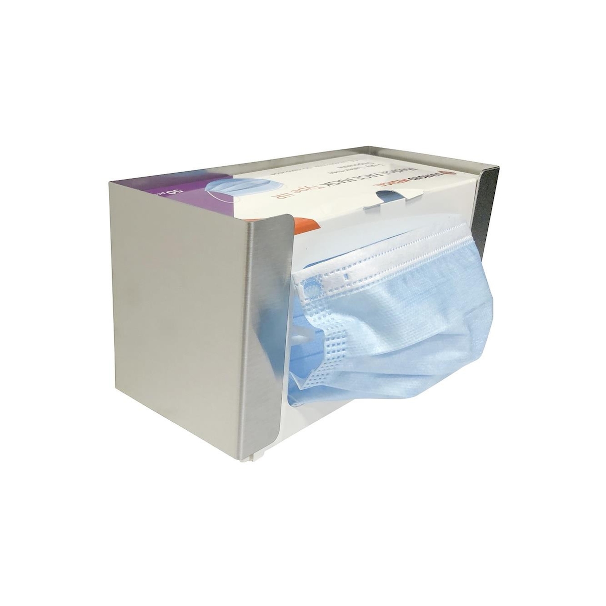 All Care MediQo-line Mundschutzspender - Edelstahl - Wandmontage - 195 x 85 mm Image