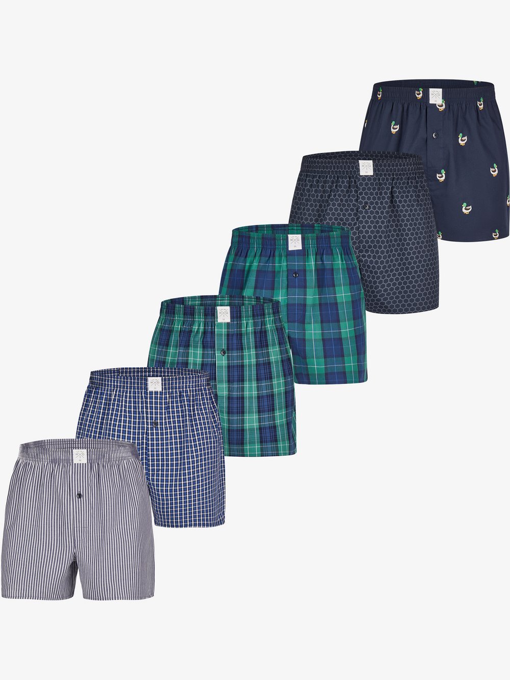 MG-1 Boxer Herren mehrfarbig, L Image