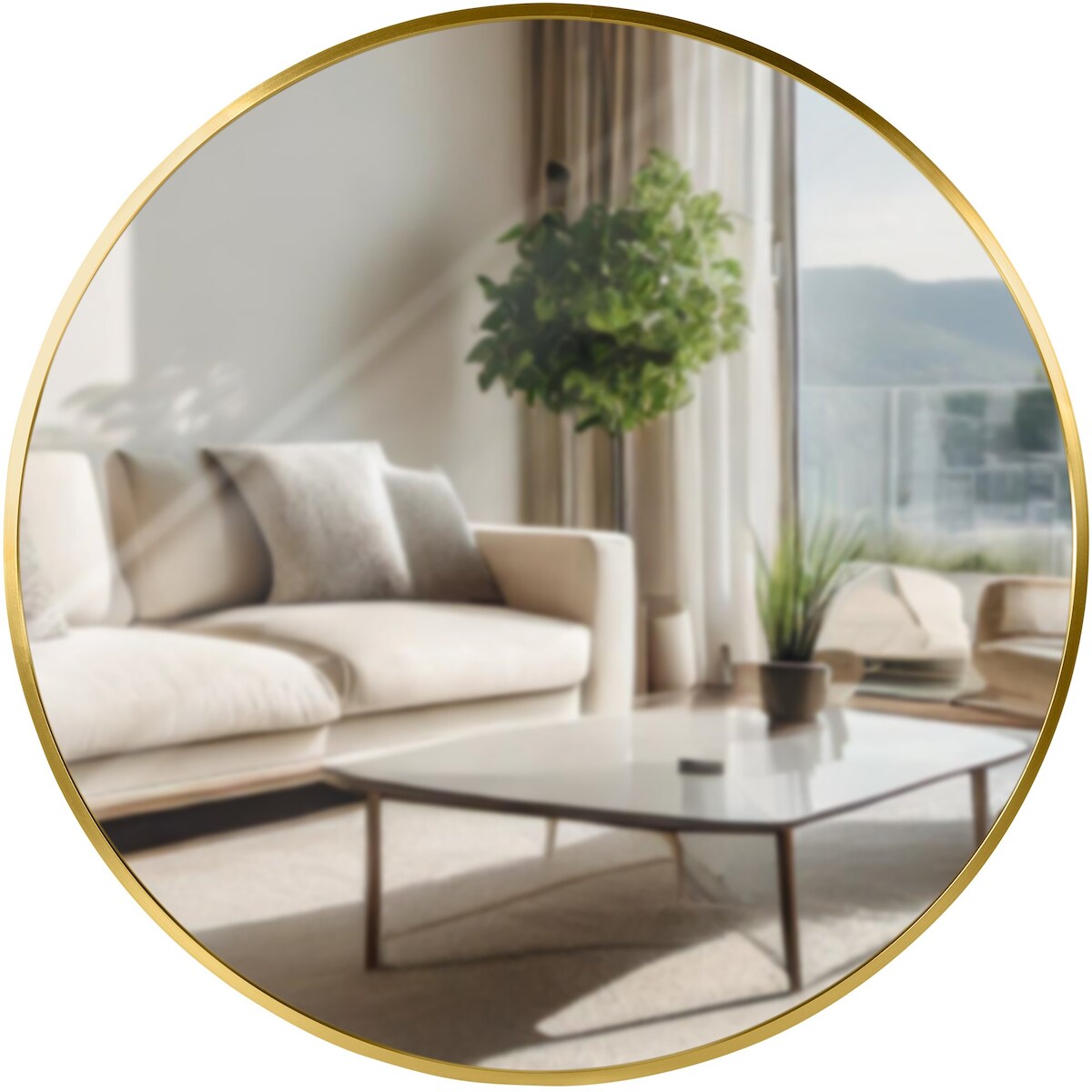 CLP Wandspiegel Elsie gold glanz/L Image