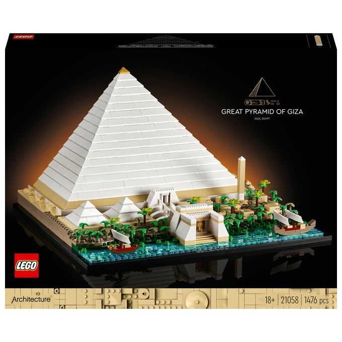LEGO Architecture 21058 La Grande Piramide di Giza, Set da Collezione