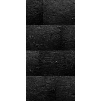 Duschrückwand SANOTECHNIK "Sanowall", schwarz, B:100cm H:205cm, Aluminium, Spritzschutzwände, Höhe: 205 cm Image
