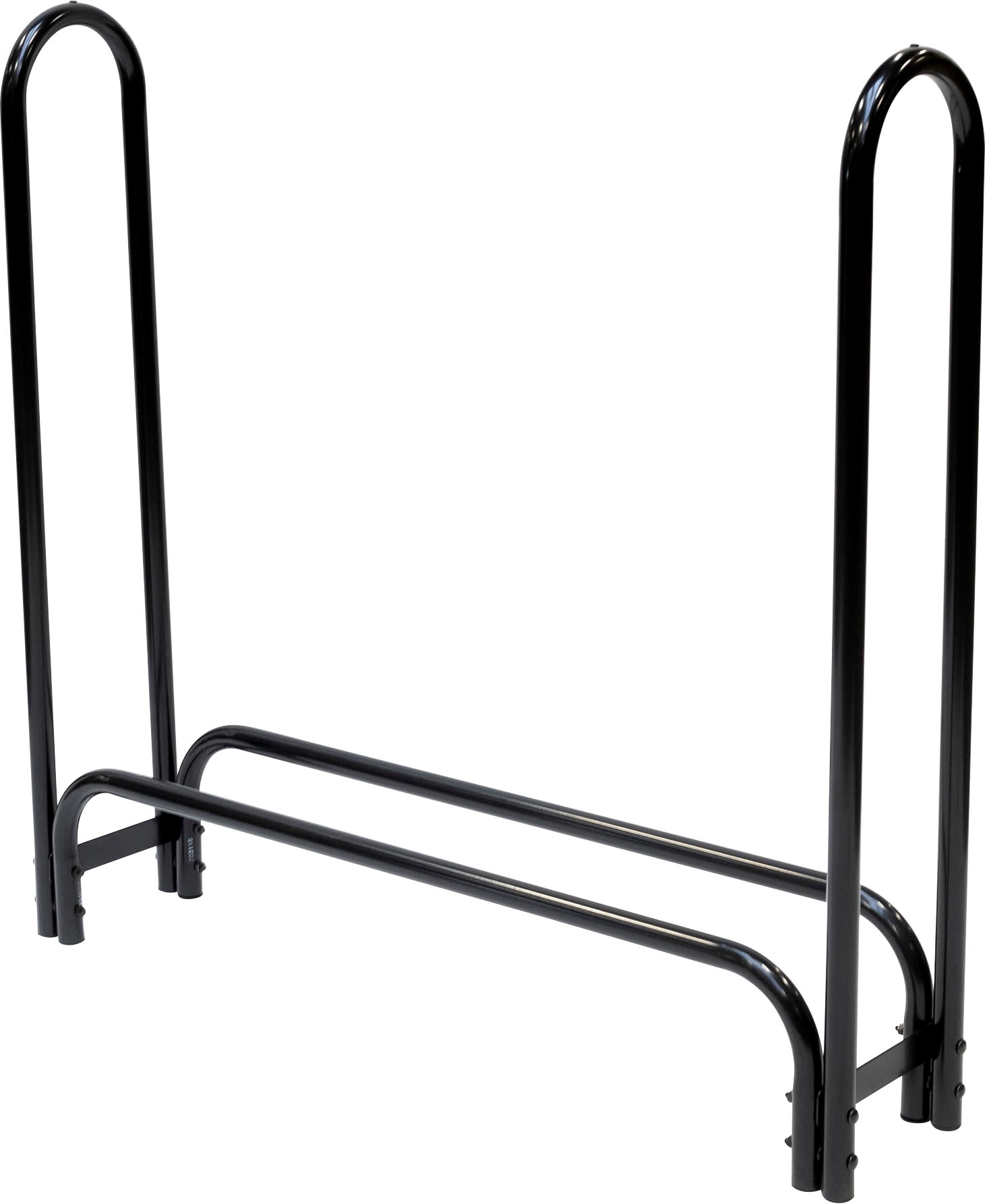 Kaminholzregal SHELTERLOGIC "ShelterLogic", schwarz, B:126cm H:118cm T:25cm, Stahl, Kaminholzlager, 500 kg Traglast, inkl. Abdeckung