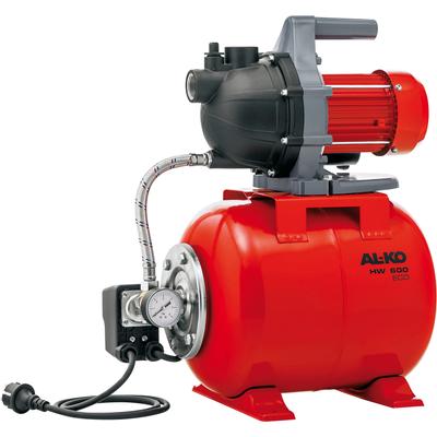 Hauswasserwerk AL-KO "HW 600 ECO", rot, B:27,5cm H:53,5cm L:42,5cm, Pumpen, 580 Watt