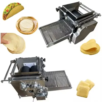 Corn Mexican Tortilla Machine Taco Roti Maker Press Bread Grain Product Tortilla Making Machines