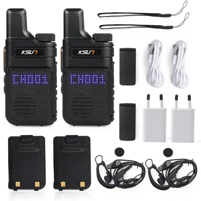 PMR 446 Walkie Talkie Portable Mini Communication Radio Profesional Talkie Walkies Two Way Radio Transceiver KSUT M6 Quality