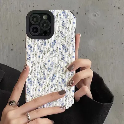 Lavender Flowers Phone Cases for Iphone 11 Pro Max Iphone 16 Pro Max Iphone 13 Pro Max Iphone 14 Pro