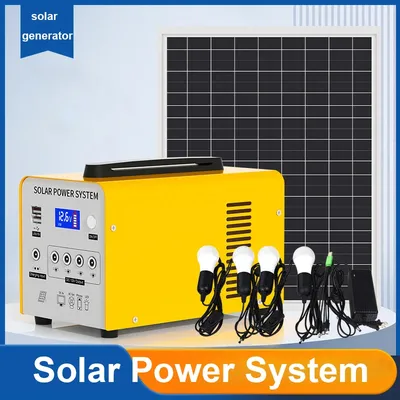 Portable Solar Power Station Outdoor DC USB Mobile Power Supply 84Wh 128Wh 144Wh Solar Generator High Power Energy Storage