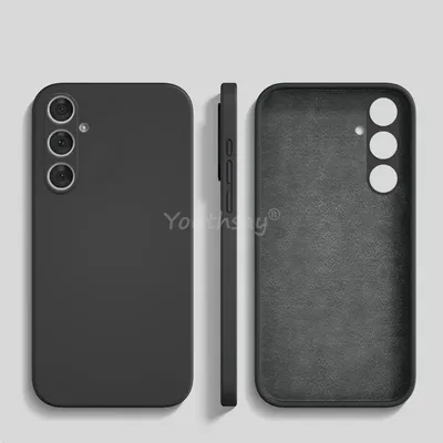 For Samsung Galaxy S24 FE Case Liquid Silicone Plain Case Samsung S24 FE Cover TPU Anti-drop Phone Protector Cover S24 FE Case