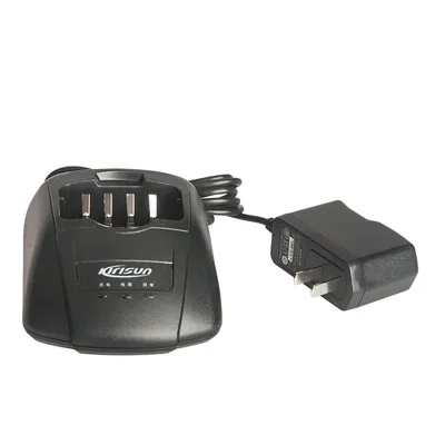 Kirisun KBC-42S Rapid Desktop Charger with AC Adapter for Kirisun two way radios PT4200 PT5200 PT558 PT558S PT668 Walkie talkie