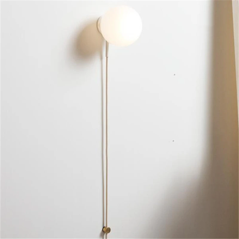 Nordic Wand Lampe Mit Stecker Moderne Led Wand Lampen Für Wohnzimmer Schlafzimmer Loft Dressing Tisch Spiegel Licht E27 Nacht Wand Licht