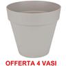 Offerta 4 vaso loft urban round 20 warm grey Elho