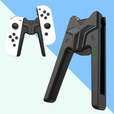 TEMU Controllers Charging Grip For Switch, Comfort Grip Charger For Switch Oled Joy Con, With Type-c To Usb Cable