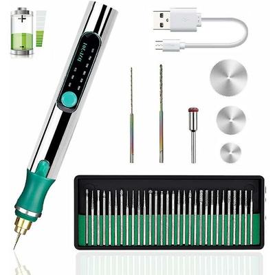 Readcly - Mini-Elektrogravierer, kabelloses Rotations-Gravierstift-Werkzeug. Image