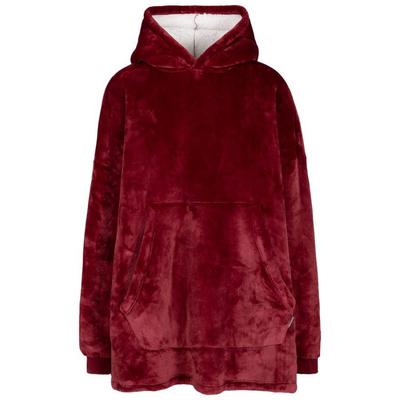 Trespass Unisex Erwachsene Gemütlichkeit Oversized Hoodie Blanket (Dark Cherry)