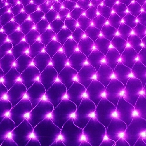 LED-Netznetz-Feenschnurlicht LED Lichternetz Außen 810 64m flexible Fenstervorhang-Feiertagsbeleuchtung für Partyhofgarten bunte Dekorationsbeleuchtung 96/200/672/2600 LEDs Image