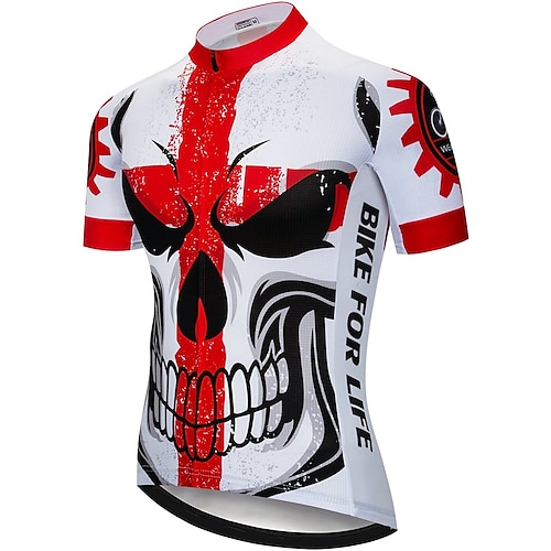 Herren Radtrikot Grafik Buchstaben Zahlen Italien Kurzarm Fahhrad Trikot Oberteil mit 3 Gesäßtaschen Mountainbike MTB Straßenradsport Schnelltrocknend Weich Reflektierende Streifen Rückentasche Image