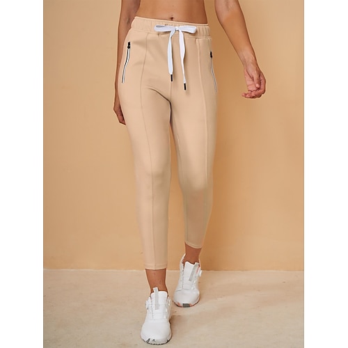 Damen Golf-Jogger Dunkelgrau Waldgrün Violett Unterteile Damen-Golfkleidung, Kleidung, Outfits, Kleidung Image