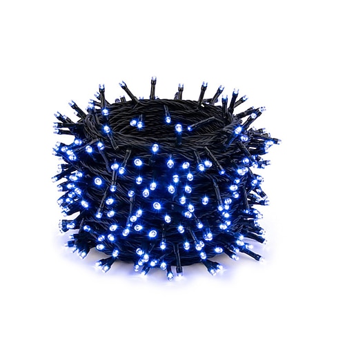 DC24V Sichere Spannung LED Lichterkette 100M 50M 20M 10M mit 800 LEDs und 400 LEDs Feenstreifen Feiertagslichter IP65 wasserdichtes Außenlicht für Party Neujahrsveranstaltungen US/EU/AU/UK-Stecker Image