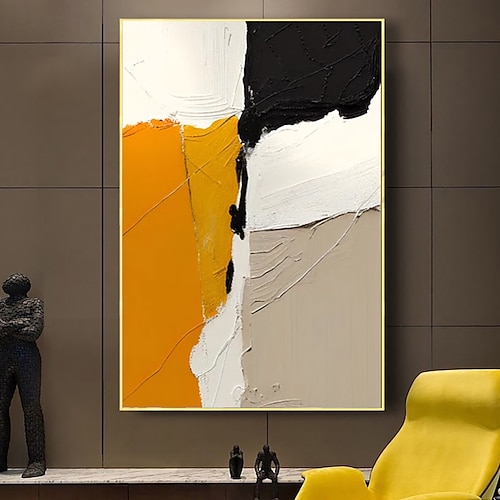 handgefertigte Ölgemälde Leinwand Wandkunst Dekoration moderne abstrakte für Wohnkultur gerollt rahmenlose ungedehnte Malerei Image