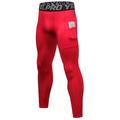 Per uomo Pantaloni Pantaloni a compressione con tasca per telefono Vita alta Livello Base Inverno Fasciante in vita Sollevamento dei glutei Asciugatura rapida Fitness Allenamento in palestra Corsa