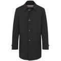 Bugatti HERRENMANTEL POPELINE Gr. 60 in schwarz | 100% Polyester