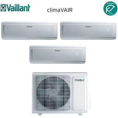 Vaillant - trial split inverter-klimagerät serie climavair plus vai 8 12+12+12 mit vaf8-070w3no